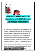 NRNP 6531 Exam 2026&sol;2027 &vert; 40&plus; Questions & Answers &vert; Primary Care&comma; Diagnosis&comma; Women&rsquo;s Health&comma; Pediatrics & Clinical Assessment &vert; NRNP 6531 &vert; Walden University