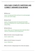 WGU D685 COMPLETE QUESTIONS AND&NewLine;CORRECT ANSWERS EXAM REVIEW