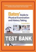 Test Bank for Bates&rsquo; Guide To Physical Examination and History Taking  14th Edition&vert; Complete Chapters &vert; 2027 Latest Update  