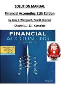 Solution Manual for Financial Accounting 11th Edition Robert Libby&comma; Patricia Libby&comma; Complete Chapters 1 - 13&comma; Verified Newest Version&NewLine;