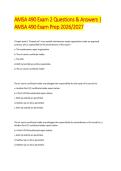 AMSA 490 Exam 2 Questions & Answers &vert; AMSA 490 Exam Prep 2026&sol;2027