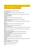CNIM ASAP Practice Questions & Answers &vert; CNIM Exam Prep 2026&sol;2027