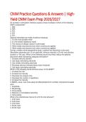 CNIM Practice Questions & Answers &vert; CNIM Exam Prep 2026&sol;2027