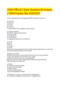 CNIM Difficult 2 Exam Questions & Answers &vert; CNIM Exam Prep 2026&sol;2027