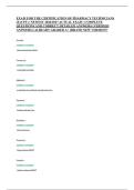 EXAM FOR THE CERTIFICATION OF PHARMACY TECHNICIANS &NewLine;&lpar;ExCPT&rpar; &vert; NEWEST 2026&sol;2027 ACTUAL EXAM &vert; COMPLETE &NewLine;QUESTIONS AND CORRECT DETAILED ANSWERS &lpar;VERIFIED &NewLine;ANSWERS&rpar; &vert;ALREADY GRADED A&plus; &vert;&vert;BRAND NEW VERSION&excl;&excl;