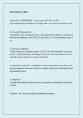 Plumbing Board Rules &ndash; Plumbing License Exam Study Guide & Review