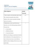 Assignments and Discussions answers  &NewLine;Chapter 43&comma; Stress and Adaptation - with Answers provided &lpar;Fundamentals of Nursing The Art and Science of Person-Centered Care Edition&colon; 10&rpar;&NewLine;