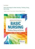 Test Bank-&NewLine;&vert;&vert;Davis Advantage For Basic Nursing&vert;&vert;&colon; Thinking&comma; Doing&comma; And Caring&NewLine;Author&colon; Leslie S&period; Treas&comma; Karen L&period; Barnett&comma;&vert;NEWEST&lpar;2026&rpar; 