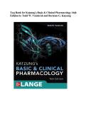 Test Bank for Katzung&rsquo;s Basic & Clinical Pharmacology&comma; 16th Edition by Todd W&period; Vanderah and Bertram G&period; Katzung &vert; Complete Test Bank &vert; Questions and Answers 2027&NewLine;