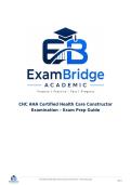 CHC AHA Certified Health Care Constructor Examination &ndash; Exam Prep Guide