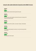 Caring for older adults holistically  Questions with CORRECT Answers