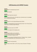 CARN Questions with CORRECT Answers