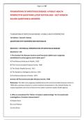 FOUNDATIONS OF INFECTIOUS DISEASE&colon; A PUBLIC HEALTH &NewLine;PERSPECTIVE QUESTIONS LATEST EDITION 2026 &ndash; 2027 VERSION &NewLine;SOLVED QUESTIONS & ANSWERS 
