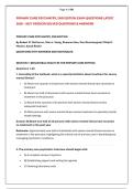 PRIMARY CARE PSYCHIATRY&comma; 2ND EDITION EXAM QUESTIONS LATEST &NewLine;2026 &ndash; 2027 VERSION SOLVED QUESTIONS & ANSWERS 