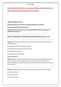 FIRST AID PRACTICE TEST &num;1  EXAM QUESTIONS LATEST EDITION 2026 &ndash; &NewLine;2027 VERSION SOLVED QUESTIONS & ANSWERS 