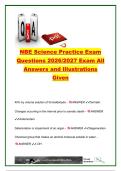 NBE Science Practice Exam 2026&sol;2027 &ndash; 150&plus; Questions & Answers with Illustrations &vert; Embalming&comma; Microbiology&comma; Pathology&comma; Anatomy&comma; Restorative Art & Chemistry &vert; National Board Examination