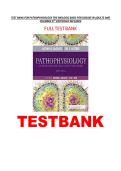 TEST BANK FOR PATHOPHYSIOLOGY THE BIOLOGIC BASIS FOR DISEASE IN ADULTS AND &NewLine;CHILDREN  8TH EDITION BY MCCANCE &NewLine;FULL TEST BANK 