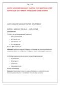 &NewLine;AIN3701 ADVANCED INSURANCE PRACTICE  EXAM QUESTIONS LATEST &NewLine;EDITION 2026 &ndash; 2027 VERSION SOLVED QUESTIONS & ANSWERS 