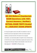 NR 509 Midterm Exam 2026&sol;2027 &ndash; 60&plus; Questions & Correct Answers &vert; Physical Assessment&comma; HEENT&comma; Neuro&comma; Cardiac&comma; Respiratory&comma; Skin & Musculoskeletal &vert; Chamberlain University