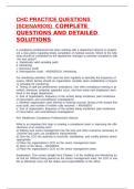 CHC PRACTICE QUESTIONS &lpar;SCENARIOS&rpar;  COMPLETE QUESTIONS AND DETAILED SOLUTIONS