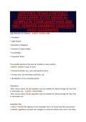CERTIFIED TEXAS CONTRACT&NewLine;DEVELOPER &lpar;CTCD GRADE A&plus;&NewLine;COMPLETE EXAM QUESTIONS AND&NewLine;100&percnt; VERIFIED ANSWERS &lpar;2026&sol;2027&rpar;&NewLine;PASS GUARANTEE