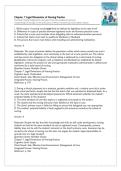 Chapter 7&comma; Legal Dimensions of Nursing Practice&NewLine;Test Bank&comma; Chapter Assignments&comma; discussions&comma; answers Plus Case Studies and Answers Fundamentals of Nursing&colon; The Art and Science of Person-Centered Care &lpar;10th Edition Taylor&rpar;&NewLine;