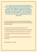ATI CAPSTONE PRE-ASSESSMENT EXAM TEST BANK ACTUAL 2026&sol;2027 HIGH YIELD PRACTICE QUESTIONS AND STUDY GUIDE COMPLETE ACCURATE EXAM REAL QUESTIONS AND CORRECT VERIFIED SOLUTIONS &lpar;100&percnt; RELIABLE ANSWERS&rpar; CURRENTLY UPDATED VERSION 2026 EDITION &vert; GUARANTEED PASS