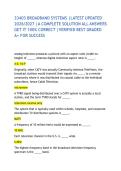 33403 BROADBAND SYSTEMS &vert;LATEST UPDATED 2026&sol;2027 &vert;A COMPLETE SOLUTION ALL ANSWERS GET IT 100&percnt; CORRECT &vert;VERIFIED BEST GRADED A&plus; FOR SUCCESS