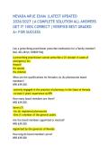 NEVADA MPJE EXAM &vert;LATEST UPDATED 2026&sol;2027 &vert;A COMPLETE SOLUTION ALL ANSWERS GET IT 100&percnt; CORRECT &vert;VERIFIED BEST GRADED A&plus; FOR SUCCESS