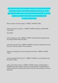 WGU D115 Advanced Pathophysiology Unit 7 Exam Prep &vert; Practice Questions&comma; Answers & Rationales &vert; 2026&sol;2027