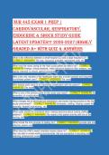 NUR 445 Exam 1 Study Guide 2026&sol;2027 &vert; Acute & Chronic Health Disruptions Q&A with Rationales