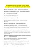NDT Midterm Test with all Correct & 100&percnt; Verified Answers &vert;Actual Complete Update &vert;Already Graded A&plus;