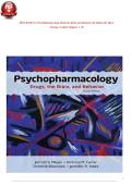 TEST BANK for Psychopharmacology Drugs the Brain and Behavior 4th Edition by Meyer Nursing&comma; All Chapters 1-20&vert;Practice Questions with Answers