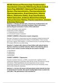 NR 565 Advanced Pharmacology Fundamentals &vert; Chamberlain University MSN Nursing Study Guide & Exam Prep 2026&sol;2027 &vert; Advanced Pharmacology Review &vert; Pharmacokinetics&comma; Pharmacodynamics&comma; Pharmacogenomics&comma; Drug Interactions&comma; Adverse Effects&comma; Medication Safety&comma; 
