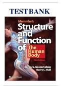 Test Bank For Memmler's Structure & Function of the Human Body&comma; Enhanced Edition 12th Edition By Barbara Janson Cohen&semi; Kerry L&period; Hull &lpar; &rpar; &sol; 9781284268317 &sol; Chapter 1-21 &sol; Complete Questions and Answers A&plus;&NewLine;