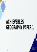 Grade 12 Geography Paper 1 - Full Topic Summaries & Exam Revision Guide
