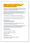 NR326 Exam 1 &lbrack;2026&rsqb; &vert; UPDATED ACTUAL &vert; 100&percnt;&NewLine;CORRECT ANSWERS &vert; DETAILED SOLUTIONS &vert;&NewLine;COMPLETE EXAM PREPARATION