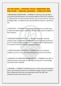 ACE GFI &lbrack;2026&rsqb; &vert; UPDATED ACTUAL QUESTIONS AND&NewLine;SOLUTIONS &vert; VERIFIED ANSWERS &vert; COMPLETE PREP