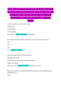 OCP - PHTA Online Final Exam NEWEST 2026-2027 ACTUAL EXAM COMPLETE 30 QUESTIONS AND CORRECT DETAILED ANSWERS &lpar;VERIFIED ANSWERS&rpar; ALREADY GRADED A&plus; BRAND NEW&excl;&excl;
