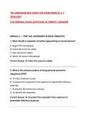 THE AMERICAN RED CROSS CPR EXAM MODULE 1-7 2026&sol;2027&NewLine;210 ORIGINAL EXAM QUESTIONS & CORRECT ANSWERS&NewLine;