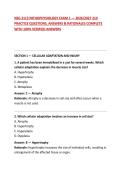NSG 3113 PATHOPHYSIOLOGY EXAM 1 &mdash; 2026&sol;2027 210 PRACTICE QUESTIONS&comma; ANSWERS & RATIONALES COMPLETE WITH 100&percnt; VERIFIED ANSWERS