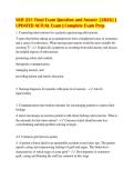 NUR 221 Final Exam Question and Answer &lbrack;2026&rsqb; &vert;&NewLine;UPDATED ACTUAL Exam &vert; Complete Exam Prep&NewLine;
