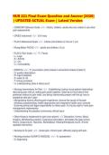 NUR 221 Final Exam Question and Answer &lbrack;2026&rsqb;&NewLine;&vert; UPDATED ACTUAL Exam &vert; Latest Version