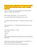 NUR 221 Exam 1 Question and Answer &lbrack;2026&rsqb;&NewLine;&vert; UPDATED ACTUAL Exam &vert; 100&percnt; Verified&NewLine;Answers