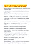 WGU C268 Spreadsheets Question and Answer&NewLine;&lbrack;2026&rsqb; &vert; UPDATED ACTUAL Exam &vert; A&plus; Verified