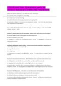 2730 Final Test Questions with All Solved Solutions 2026-2027 Updated&period; 