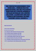 DMV Firefighter Endorsement Exam 2026-2027 &ndash; 250&plus; Questions & Answers with Detailed Rationales &vert; Emergency Vehicle Operations&comma; Air Brakes&comma; Hazmat&comma; CDL Integration &vert; A&plus; Verified Solutions