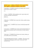 NR326 Exam 1 &lbrack;2026&rsqb; &vert; UPDATED ACTUAL QUESTIONS&NewLine;AND CORRECT ANSWERS &vert; VERIFIED EXAM PREP &vert;