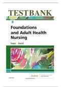 Test Bank for Foundations and Adult Health Nursing 8th Edition Cooper &vert; Updated&NewLine;