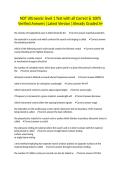 NDT Ultrasonic level 1 Test with all Correct & 100&percnt; Verified Answers &vert;Latest Version &vert;Already Graded A&plus;
